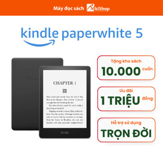 Máy đọc sách Kindle Paperwhite 5 16GB Màu đen chính hãng Akishop