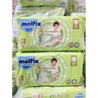 tã,bỉm quần  Molfix M76,L68,XL62,XXL56 đủ size cho bé siêu thấm hút ,khô thoáng