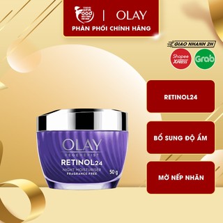  Kem Dưỡng Ẩm Chiết Xuất Retinol24 Giúp Mờ Nếp Nhăn Ban Đêm Olay Regenerist Retinol 24 Night Moisturiser 50g 