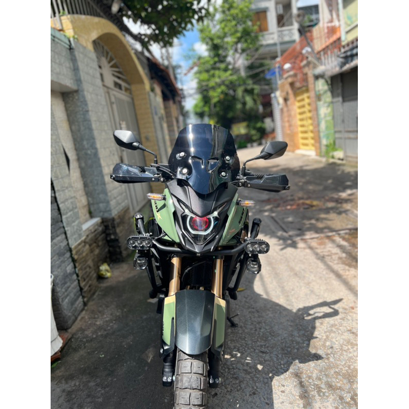 Kính chắn gió thấp Honda CB500X 2023 màu khói siêu trong