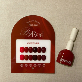 Set Sơn Gel Đỏ Govandi 6 màu G08 (Tặng bảng màu)
