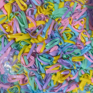 Chun Cột Tóc Thái Siêu Dai Nhiều Màu Pastel