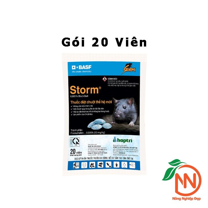 Thuốc Diệt Chuột Storm - Diệt Chuột Nhanh Không Cần Trộn Thêm Mồi
