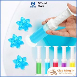  Gel tẩy bồn cầu thơm xả khử trùng diệt khuẩn toilet tiện dụng với 5 mùi hương dễ chịu cho nhà vệ sinh 