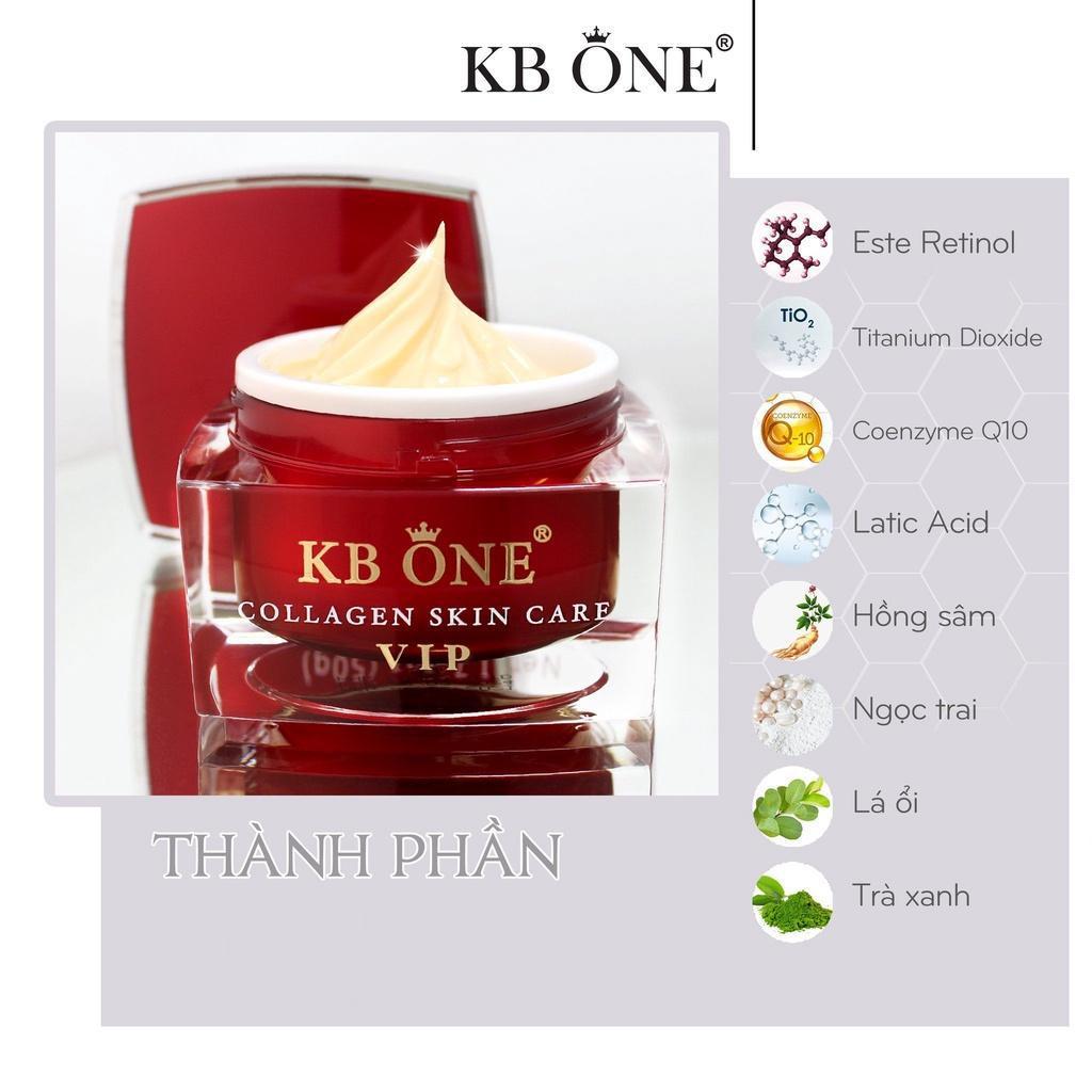 Kem Face Vip Đỏ KB One Chính Hãng Kem Dưỡng Trắng Da 15gr Hủ Nhỏ