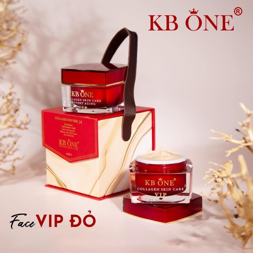 Kem Face Vip Đỏ KB One Chính Hãng Kem Dưỡng Trắng Da 15gr Hủ Nhỏ