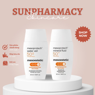 [Bản mới] Kem Chống Nắng Da Nhạy Cảm, Da Dầu, Da Khô - Mesoestetic Mineral Matt & Light Water SPF50