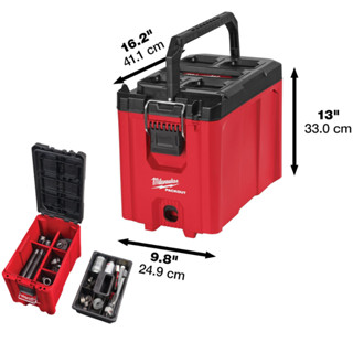  Thùng đồ nghề 48-22-8422 Packout Milwaukee. Hộp đựng dụng cụ chuyên nghiệp 