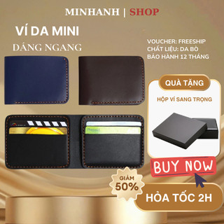 Ví Nam Da Thật Đẹp Kiểu Ngang Đứng Đắng | Bóp Da Bò Đựng Tiền , Thẻ Minni