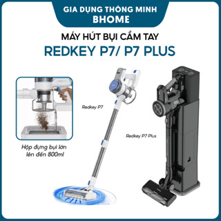 Máy Hút Bụi Redkey P7/ Redroad V17 - Lực Hút Khủng 22.000, Pin Rời Tiện Dụng
