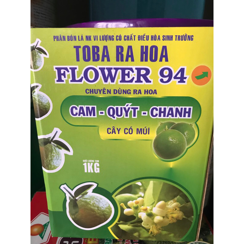Toba Ra hoa F94 chuyên dùng ra hoa cây có múi(1kg)
