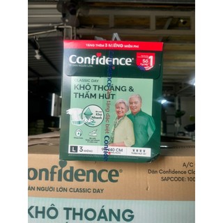 (QUÀ TẶNG KHÔNG BÁN) Tã bỉm Confidence DÁN QUẦN ĐỦ SIZE