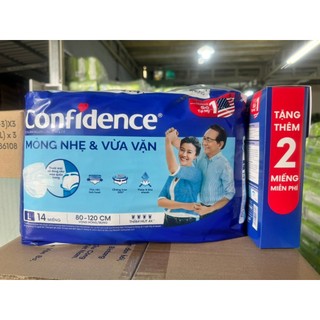 (QUÀ TẶNG KHÔNG BÁN) Tã bỉm Confidence DÁN QUẦN ĐỦ SIZE
