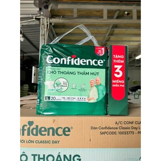 (QUÀ TẶNG KHÔNG BÁN) Tã bỉm Confidence DÁN QUẦN ĐỦ SIZE