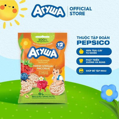 [NGA] Bánh ăn dặm Agusha vị Quả mọng (30g) dành cho bé từ 12 tháng trở lên