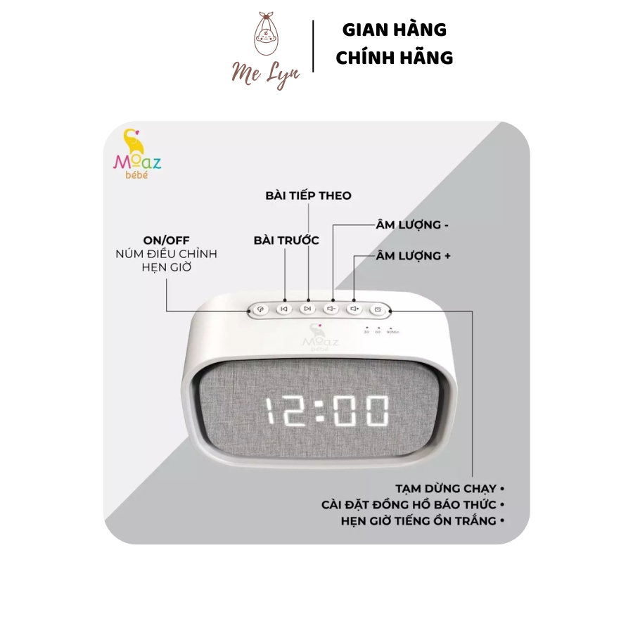 Máy tạo tiếng ồn trắng Moaz BéBé MB – 057
