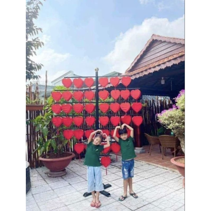 Đèn lồng  Hội An hình trái tim