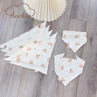 Sét 5 yếm quàng cổ,khăn tam giác Anchee chấu liệu petit có Cúc Bấm cho bé