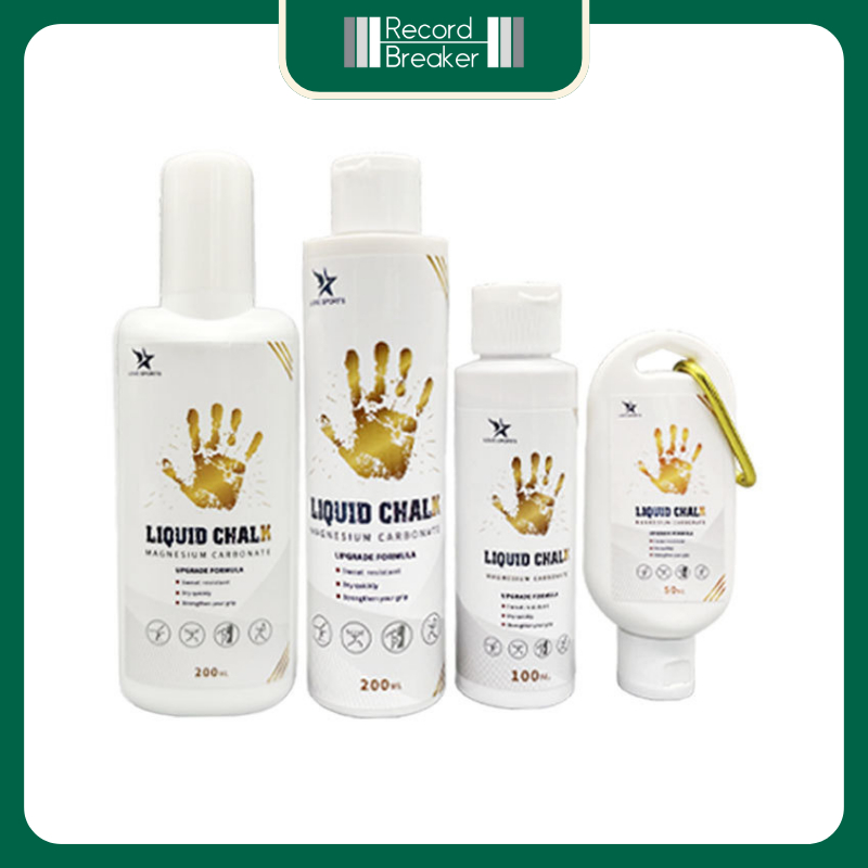Phấn lỏng magie liquid chalk nhanh khô chống mồ hôi, tăng ma sát tập gym, đánh cầu lông, leo núi