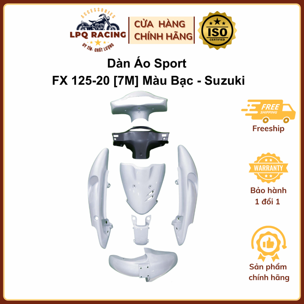 Dàn Áo FX 125 / Bộ Dàn Áo FX 125 / Suzuki FX 125 / 94400M47E10-338-S Chính Hãng Suzuki Malaysia