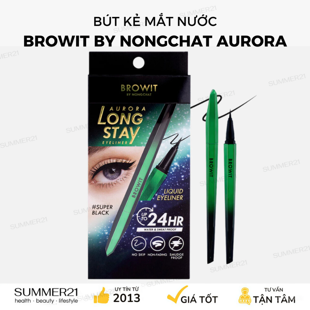 Kẻ mắt BROWIT BY NONGCHAT AURORA LONG STAY EYELINER