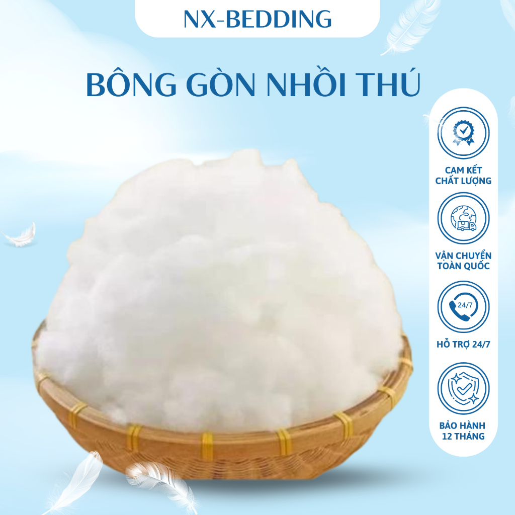 bông Gòn nhồi thú bông gon
