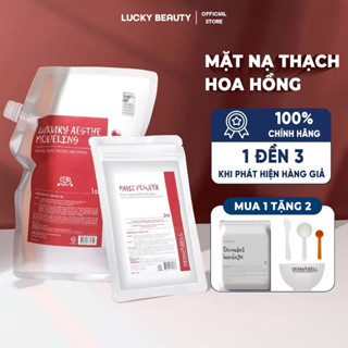 Mặt nạ thạch Dermabell hoa hồng Royal ROSE Modelling mask giúp da căng bóng, trắng sáng 1000g