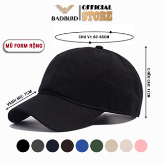  Mũ Lưỡi Trai FORM RỘNG Trơn Basic Thương hiệu BADBIRD - Tự hào thương hiệu Việt Nam 