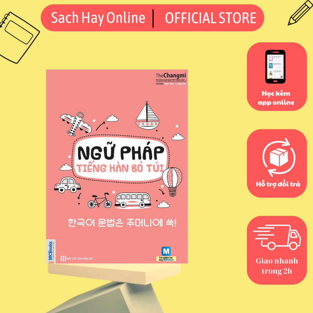 Sách - Ngữ Pháp Tiếng Hàn Bỏ Túi Giải Thích Chi Tiết
