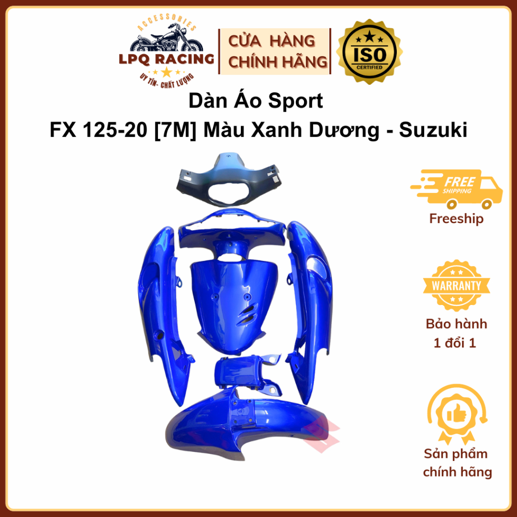 Dàn Áo FX 125 / Bộ Dàn Áo FX 125 / Suzuki FX 125 / 94400M47E10-272-S Chính Hãng Suzuki Malaysia