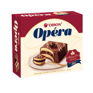 BÁNH BÔNG LAN KIỂU ÂU OPERA VỊ SOCOLA HỘP 280G (10 CHIẾC)/ BÁNH ORION OPERA