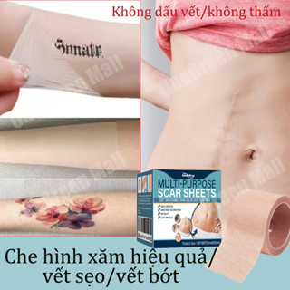 Miếng dán che hình xăm Miếng dán che sẹo che khuyết điểm nhiều màu da Các vết sẹo khác nhau chống nước bám chắc trên da