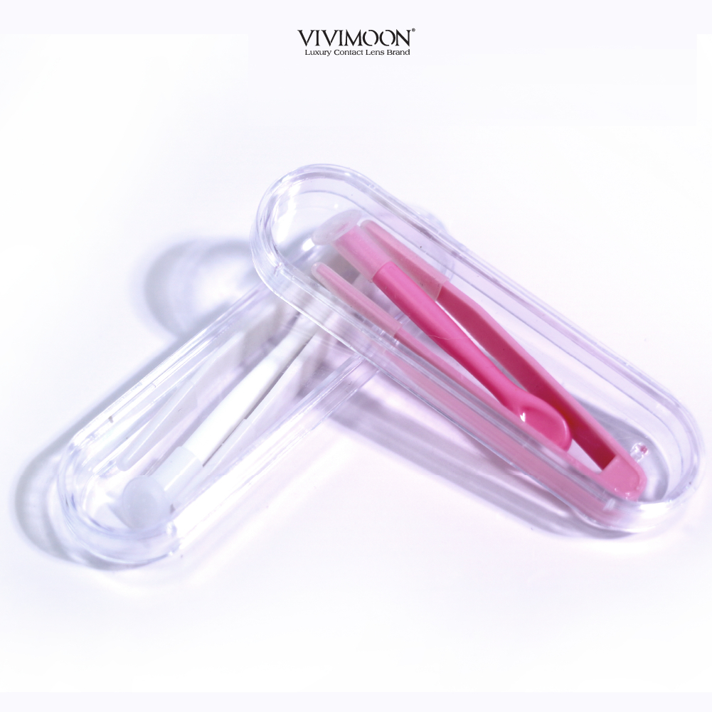 Dụng cụ gắp VIVIMOON LENS đeo kính áp tròng giao màu ngẫu nhiên | BigBuy360 - bigbuy360.vn