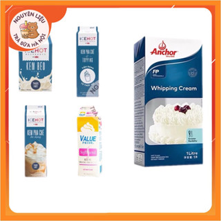 Kem pha chế RICH'S lùn ICEHOT, topping Ontop, kem đa dụng Base, Value softblend, whipping cream anchor 1l