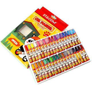   Trợ giá  Sáp màu dầu Oil Pastel | 12 18 24 36 màu tươi sáng bền màu | Stacom OP212 OP218 OP224 OP236 