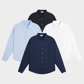 Áo Sơ Mi Tay Dài Teelab Basic Oxford Shirts Unisex Form Oversize Local Brand SS066
