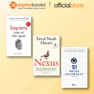 Sách - Lẻ/Combo Yuval Noah Harari: Nexus (BM) + Sapiens Lược Sử Loài Người (Bản Bỏ Túi) + 21 Bài Học Cho Thế Kỷ 21