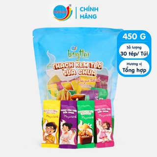Thạch kem tươi sữa chua Long Hải túi trọng lượng 450 g