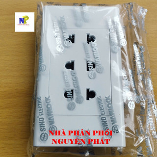 [SINO] 3 Ổ Cắm 2 Chấu - 16A Dòng S18