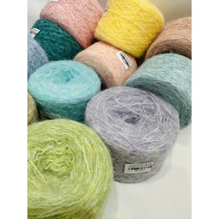  1 cuộn Len LONGHAIR phẩy màu 