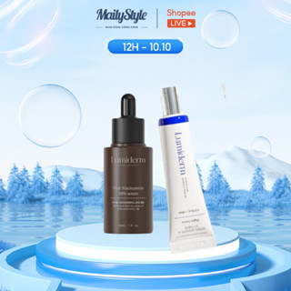 S14_ Combo Serum Niacinamide 20% ( B3 20%) Lumiderm + Retinal Xanh 0.1% Lumiderm xanh