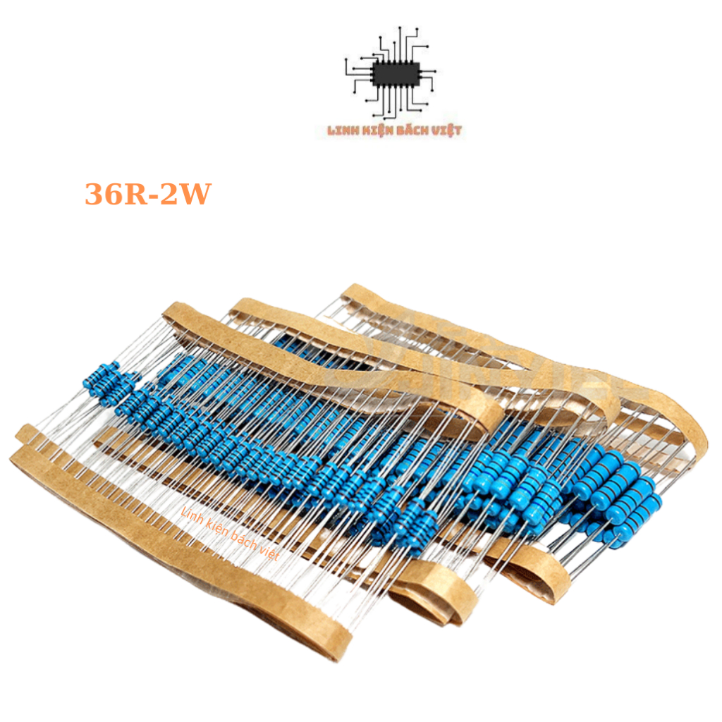 Điện trở vạch 2W 36R 1% chân đồng túi 10 con - linhkienbachviet