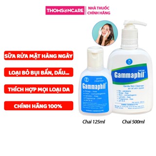 Sữa rửa mặt Gammaphil cho da nhạy cảm, da dầu - srm trung tính dịu nhẹ, không xà phòng ngừa mụn - Thomsoncare