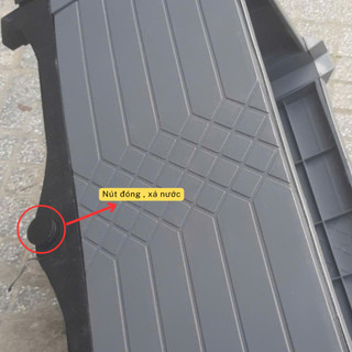 Chậu ghép thông minh HDPE, Chậu trồng rau, Chậu trồng cây kích thước 150x50x40cm mầu Ghi- Trắng