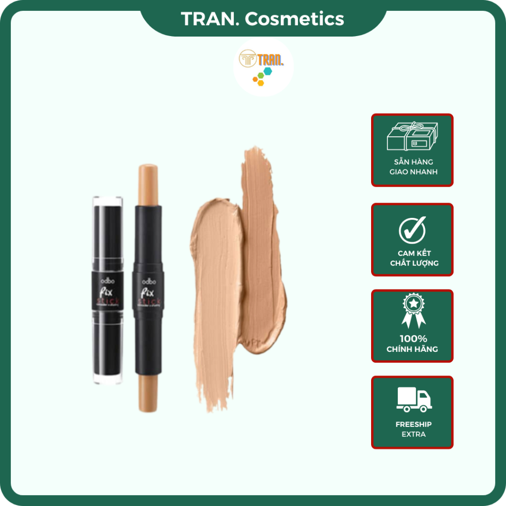 Che Khuyết Điểm Odbo, Tạo Khối Che Khuyết Điểm 2 Đầu Odbo Che Mọi Khuyết Điểm Trên Khuôn Mặt - TRAN.