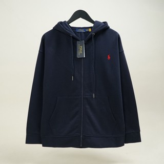 Áo khoác Hoodie zip Ralp Laurent Thêu Ngựa chất nỉ siêu dày ấm áp form Auth