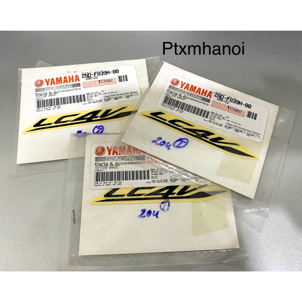 Tem Cốp LC4V Yamaha Exciter 150 2ND Chính Hãng