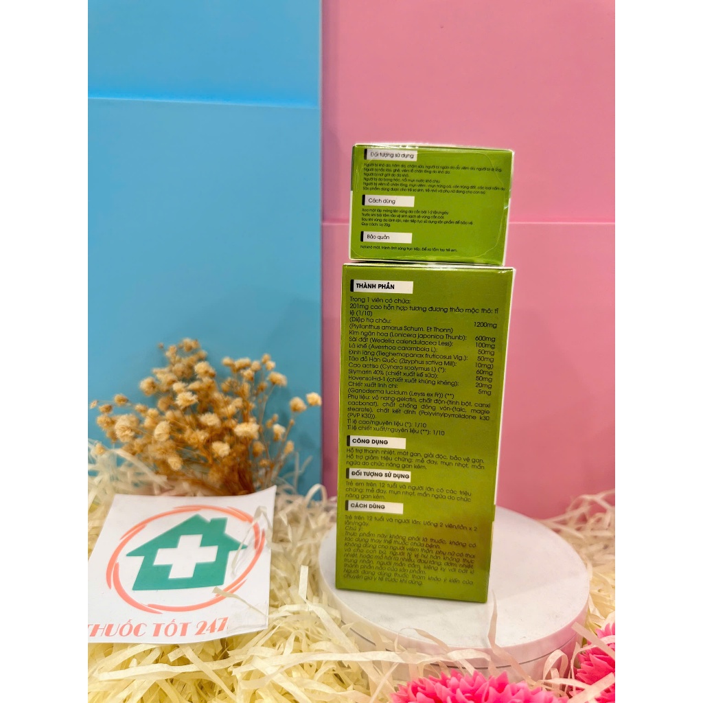 Combo Viên Uống Daco Max Hộp 60 viên Kem thoa da liễu Daco Max hộp 20gr Chính Hãng