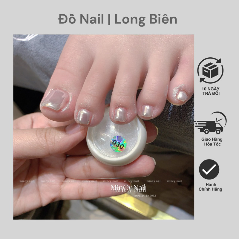 Tráng Gương Ánh Bạc móng tay