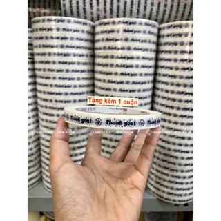  TẶNG QUÀ  Combo 1 cây băng keo THANK YOU dán ly dán hộp 12mm  MỚI  